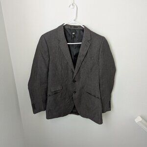 H&M Men's Charcoal Gray Sport Jacket, 40 Regular